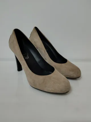 décoletté tod's scarpe in pelle scamosciata 39 1/2