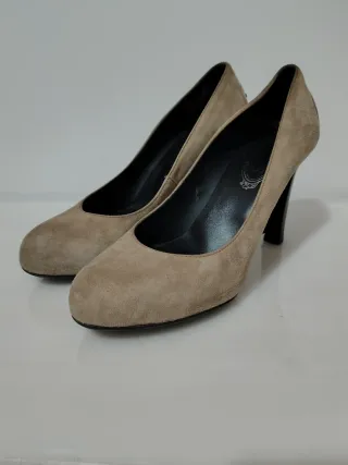 décoletté tod's scarpe in pelle scamosciata 39 1/2