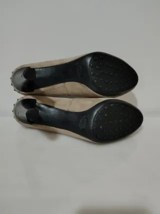 décoletté tod's scarpe in pelle scamosciata 39 1/2