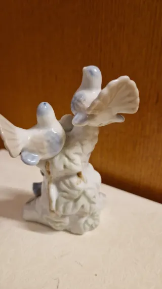 Statuina vintage uccelli e fiori