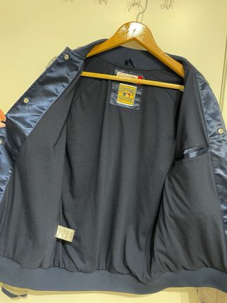 Chaqueta Yankees Mitchell & Ness Azul/Plata