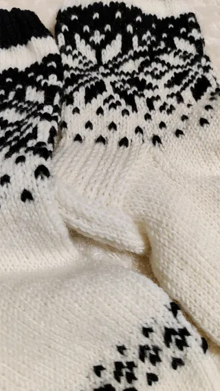 Calcetines lana diseño noruego 40-42