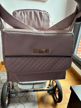 Carrito bebé rosa