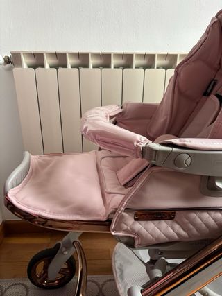 Carrito bebé rosa