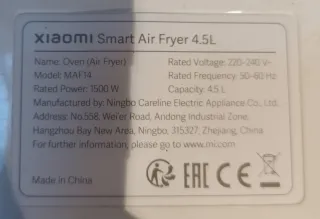 Freidora de aire Xiaomi