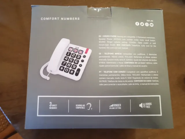 Teléfono SPC números grandes