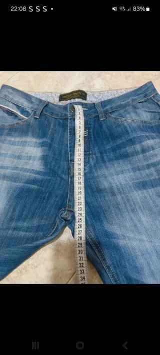 Jeans uomo gamba dritta