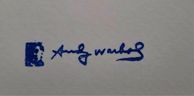 Litografía Firmada Andy Warhol Edición Limitada