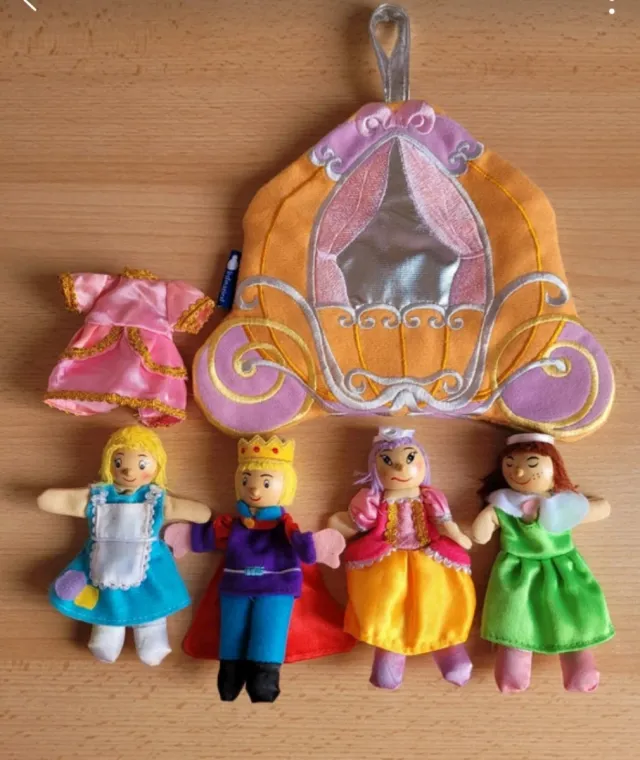 Marionetas Cenicienta y Carroza