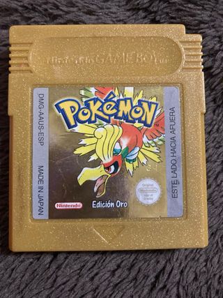 Juego Pokémon Edición Oro Game Boy