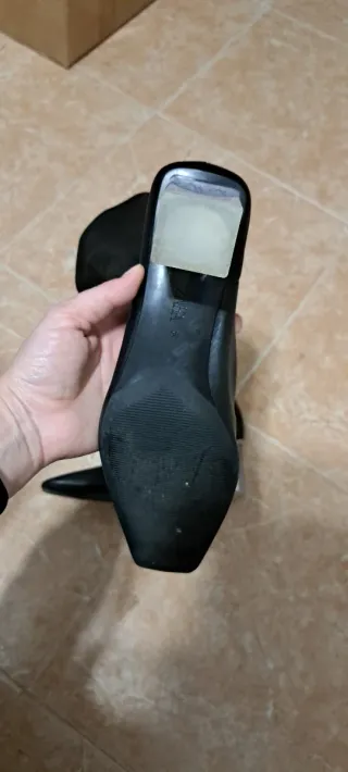 Botines Zara Tacón Transparente