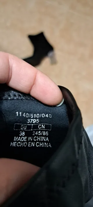 Botines Zara Tacón Transparente