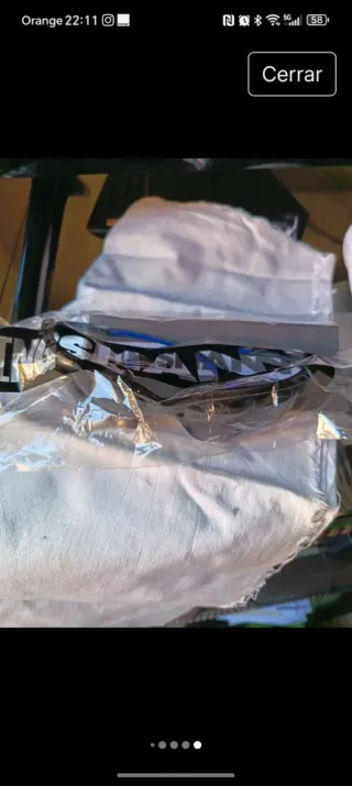 Gafas de sol/trabajo negras y azules