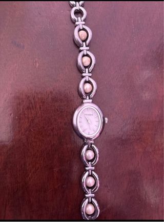 Reloj Triger Plata y Blanco