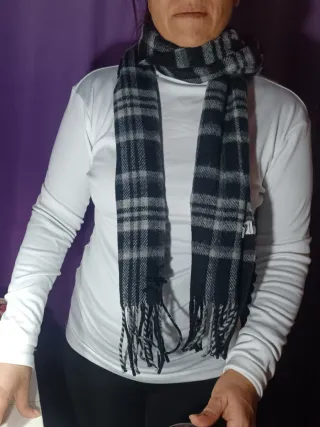 Sciarpa donna/uomo a quadri