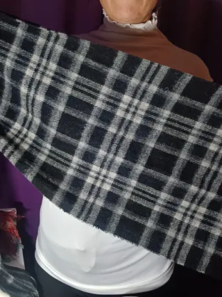 Sciarpa donna/uomo a quadri