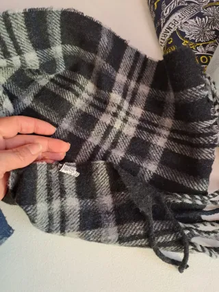 Sciarpa donna/uomo a quadri