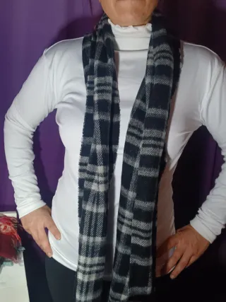 Sciarpa donna/uomo a quadri