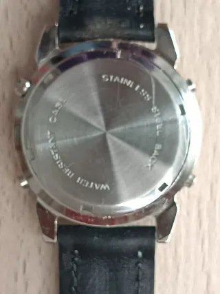 Reloj Nowley Cronógrafo Negro y Plateado