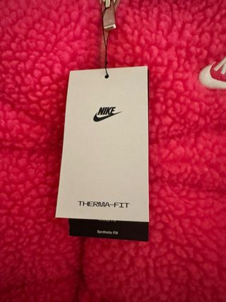 Chaqueta Nike Mujer Rosa Borreguito Nueva