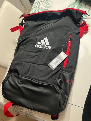 Mochila Adidas Multigame Ale Galán Negra Roja
