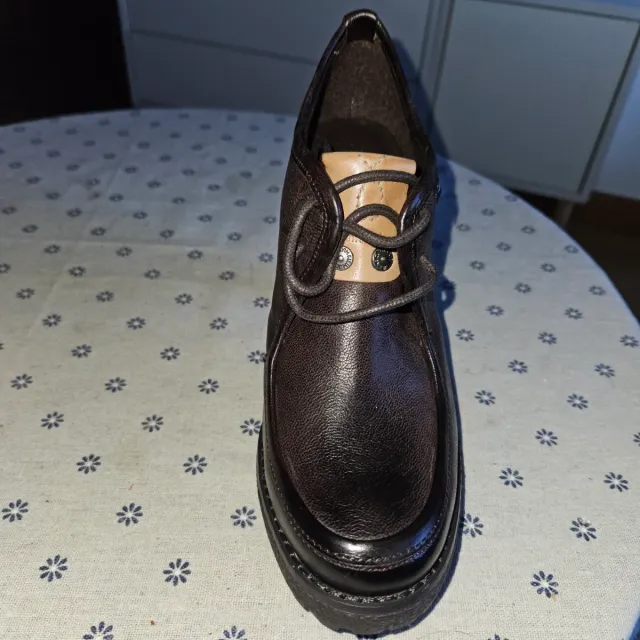 Zapato Calvin Klein Marrón Talla 37 Nuevo