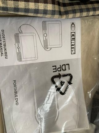 Doble Pantalla Portátil Coche DVD Curtis