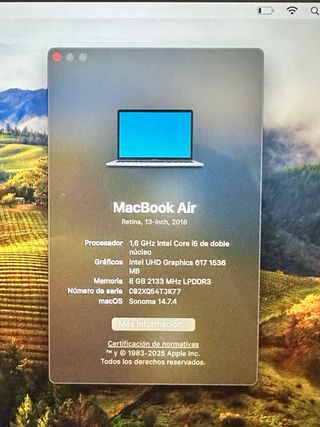 MacBook Air 13” (A1932) Gris Espacial