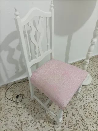 Lampada da terra vintage rosa