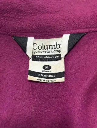 Giacca pile Columbia donna fucsia