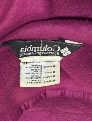 Giacca pile Columbia donna fucsia