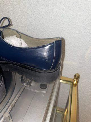 Zapatos de vestir azul brillante