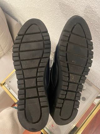 Zapatos de vestir azul brillante