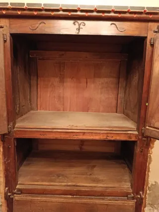 Alacena rústica madera. Retocada sin terminar