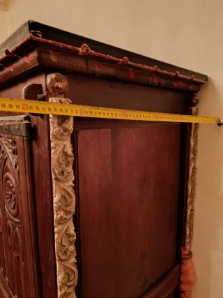 Alacena rústica madera. Retocada sin terminar