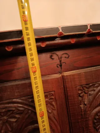 Alacena rústica madera. Retocada sin terminar