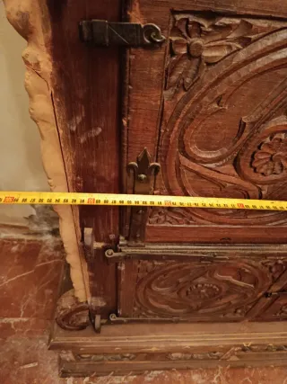 Alacena rústica madera. Retocada sin terminar