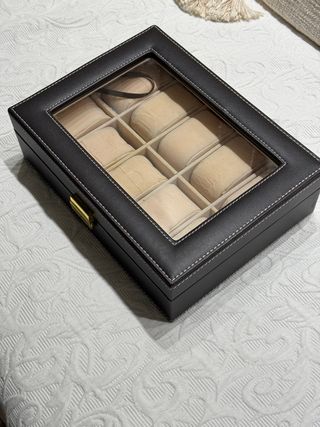 Caja para relojes 10 compartimentos