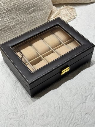 Caja para relojes 10 compartimentos