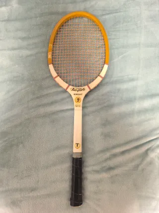 Raqueta Tenis Madera Vintage