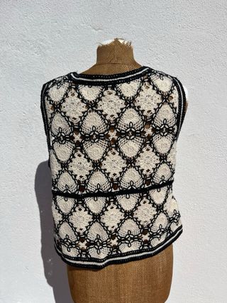 Chaleco Dodo Boho Crochet Talla Única