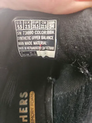 Deportivas Skechers Mujer Negras