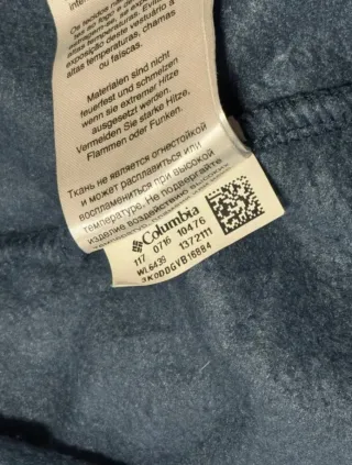 Giacca in pile Columbia donna blu