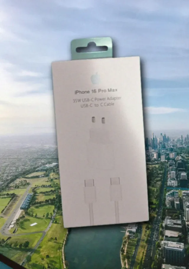 Cargador Apple 35W Con Cable USB-C a USB-C