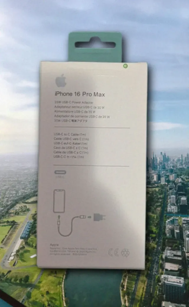 Cargador Apple 35W Con Cable USB-C a USB-C