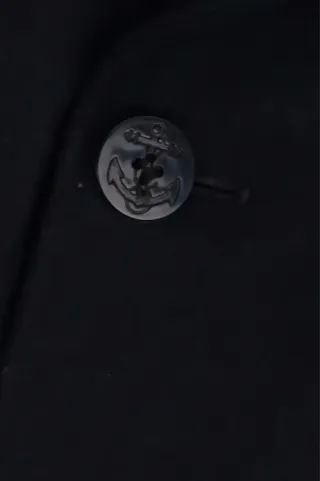 Cappotto lana Barbour uomo blu