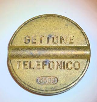 Gettoni Telefonici ESM no logo set di 4