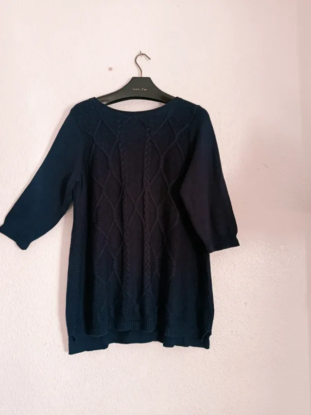 Jersey azul mangas 3/4