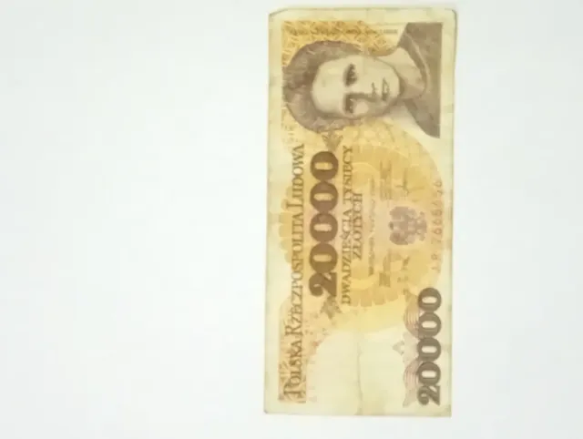 Billete 20000 Zlotych Polonia Coleccionismo