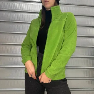 Giacca in pile Columbia donna verde
